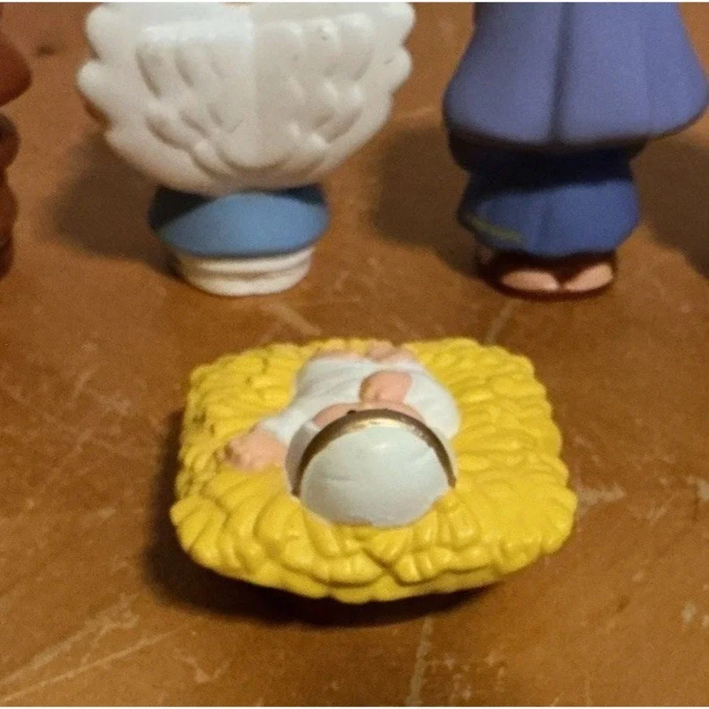Fisher Price Little People‎ Lot Of 8 Nativity Christmas Figures And Animals